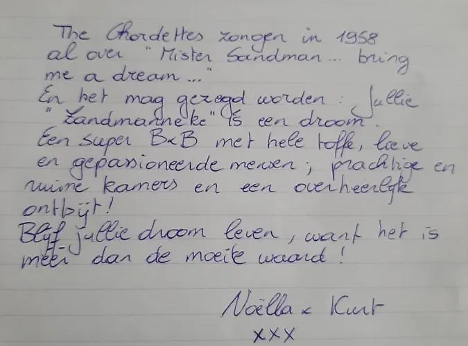 't Zandmanneke Bed & Breakfast 4*